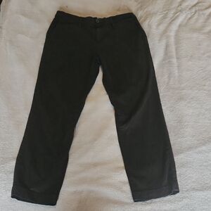 Nautica Black Straight-Leg Chinos Women's 4/27